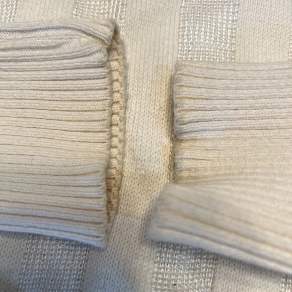 Vintage Wimbledon Brand Tennis Knit Sweater Cotton/Rayon Men's Medium Preppy - Picture 10 of 11